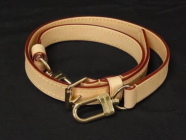 ■極美品■ LOUIS VUITTON ルイヴィトン バッグ用 ショルダーストラップ ショルダーベルト 肩掛け ライトブラウン系 FQ9430