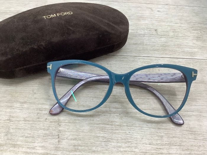T20 TOMFORD トムフォード 伊達眼鏡 メガネ 度なし TF4291 089 55口16 145 ケース付き ブルー系 17,020円
