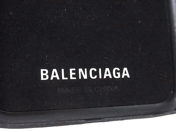 □美品□ BALENCIAGA バレンシアガ 585828 レザー iPhone X/XS 対応