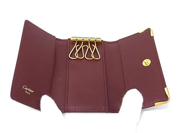 □美品□ Cartier カルティエ マストライン レザー 4連 キーケース 鍵