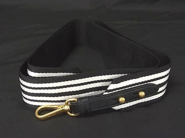□美品□ PRADA プラダ キャンバス バッグ用 ショルダーストラップ