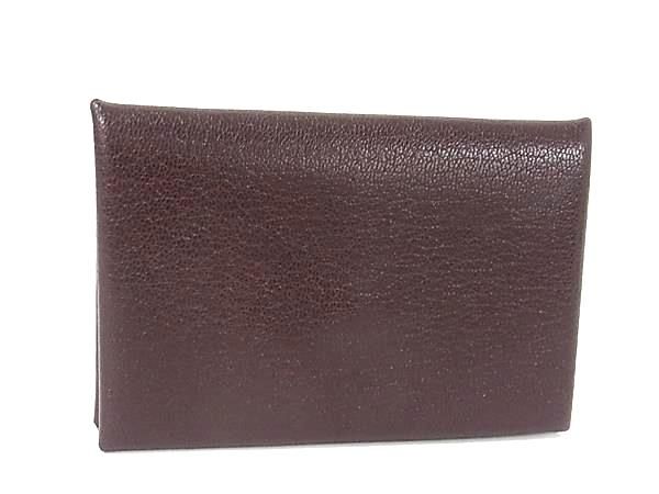 ■極美品■ HERMES エルメス カルヴィ シェーブル コインケース コインパース 小銭入れ B刻印 2023年 ブラウン系 HC1972