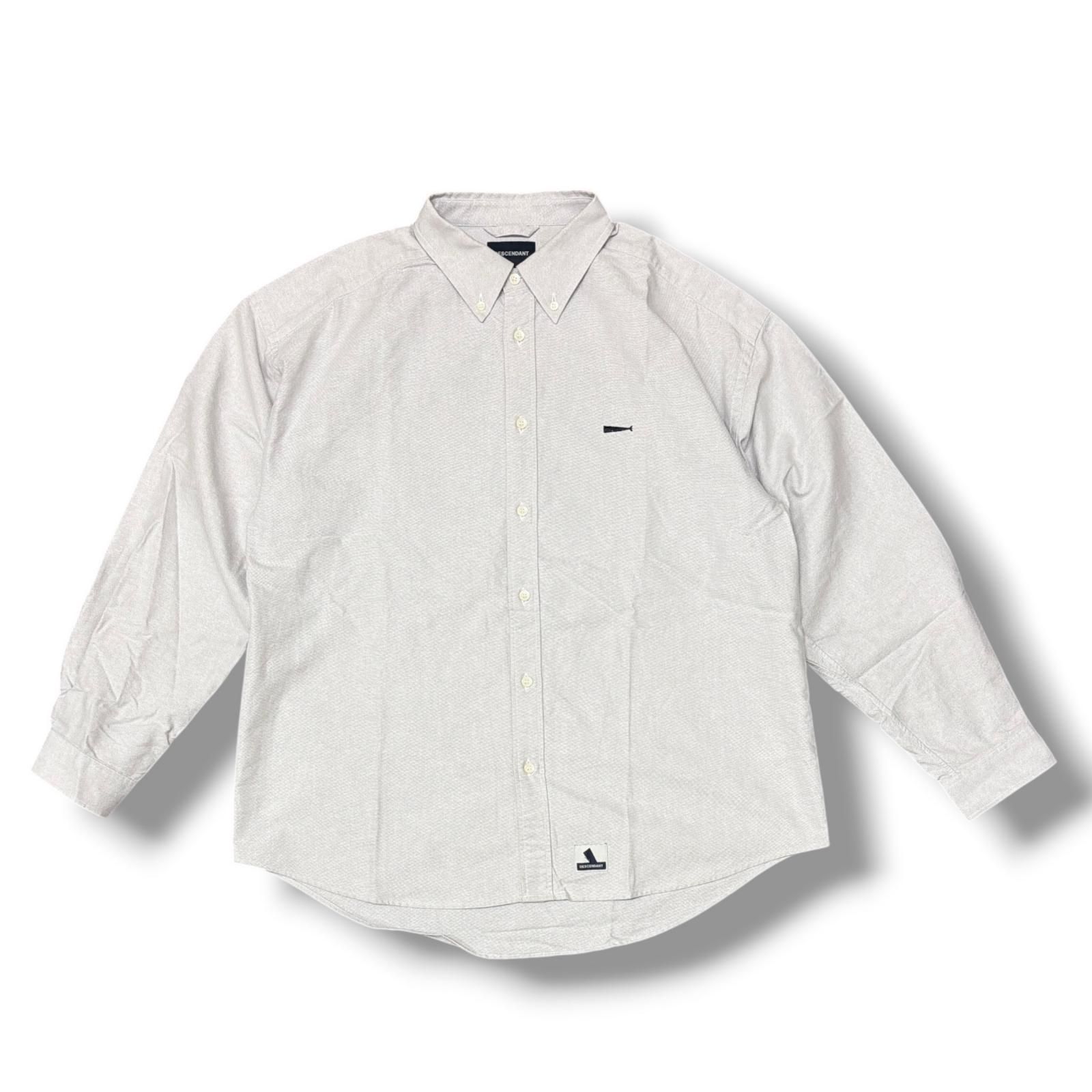 参考上代26400円 DESCENDANT 26SS KENNEDY'S OXFORD LS SHIRT オックスフォードシャツ 長袖シャツ ディセンダント 261CPDS-SHM01 グレー 2 （19745M） 参考上代26400円 DESCENDANT 26SS KENNEDY'S OXFORD LS SHIRT