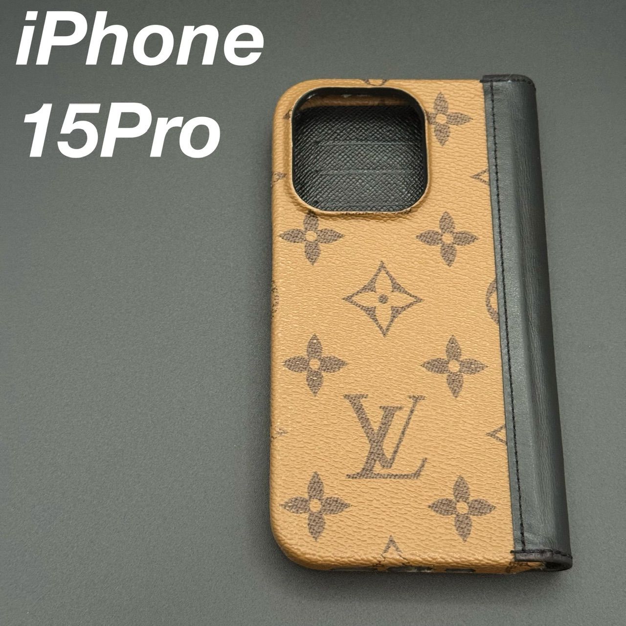 ルイヴィトン iPhone15 Pro フォリオ スマホケース 7-32-14 19,950円