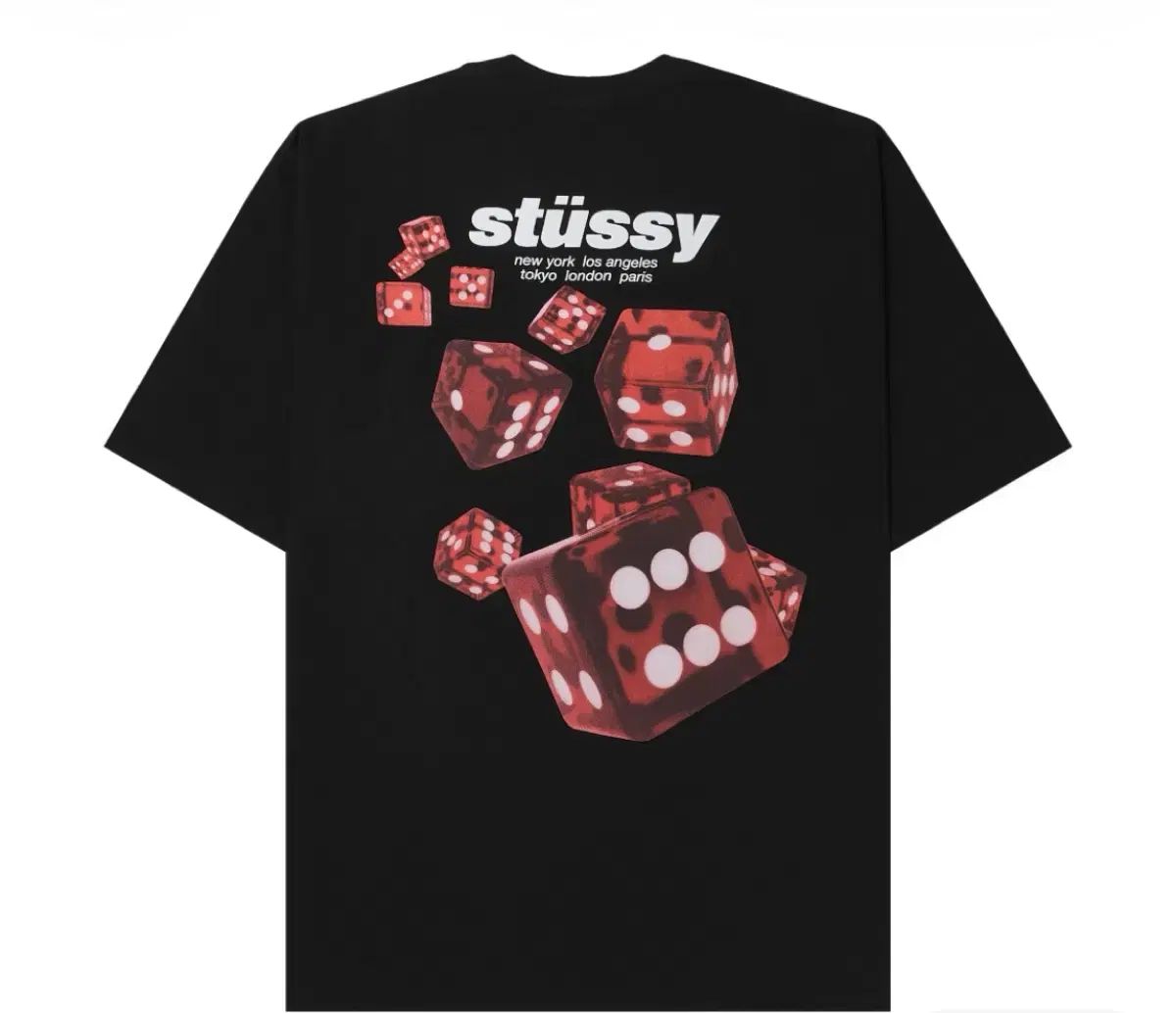 STU SaTurday of Us ロール Tシャツ ブラック xl