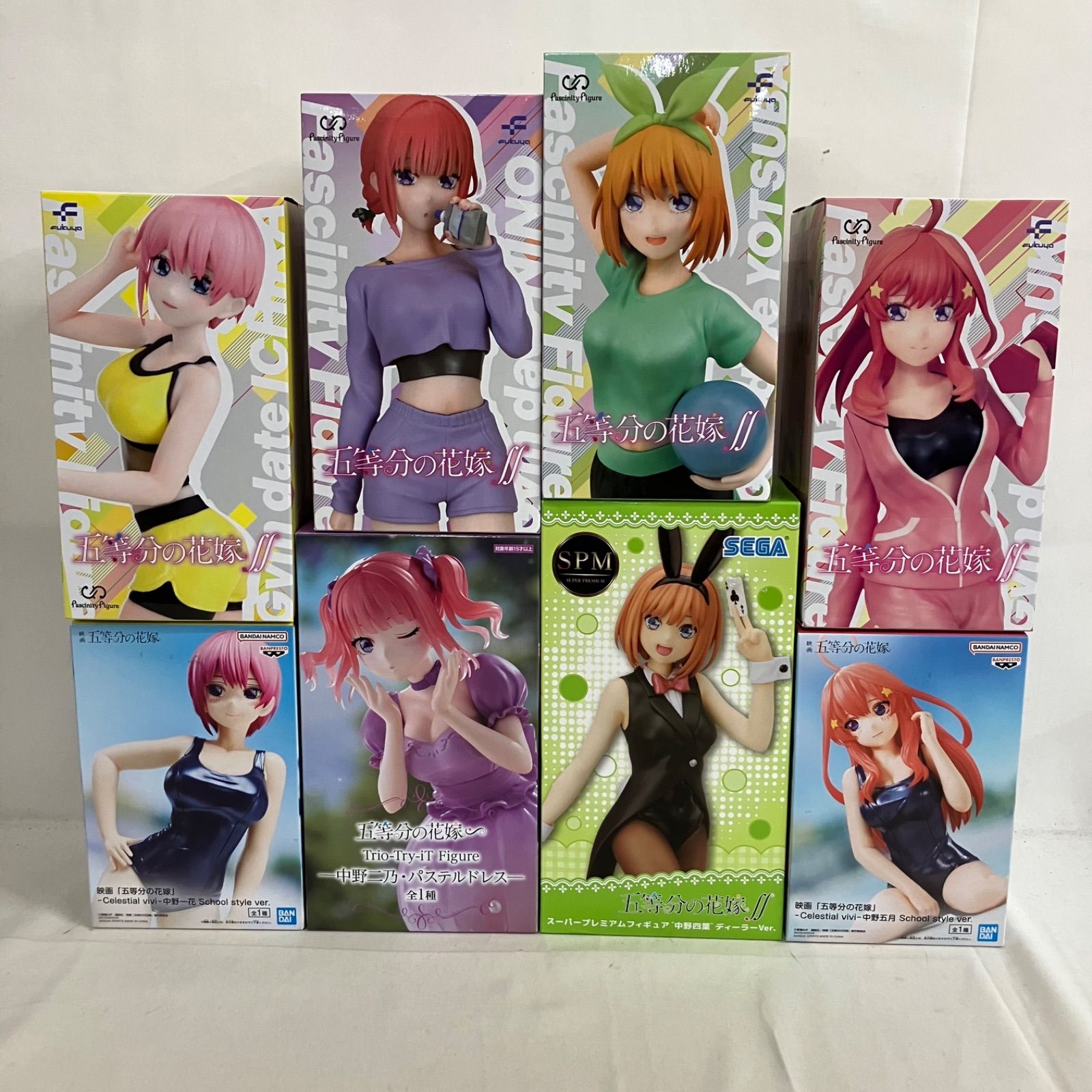 かぶりなし　16種　未開封　五等分の花嫁　美少女アニメ　フィギュア　まとめ売り 未開封 五等分の花嫁 まとめ フィギュア 8個セット SF7811 c107 - メルカリ