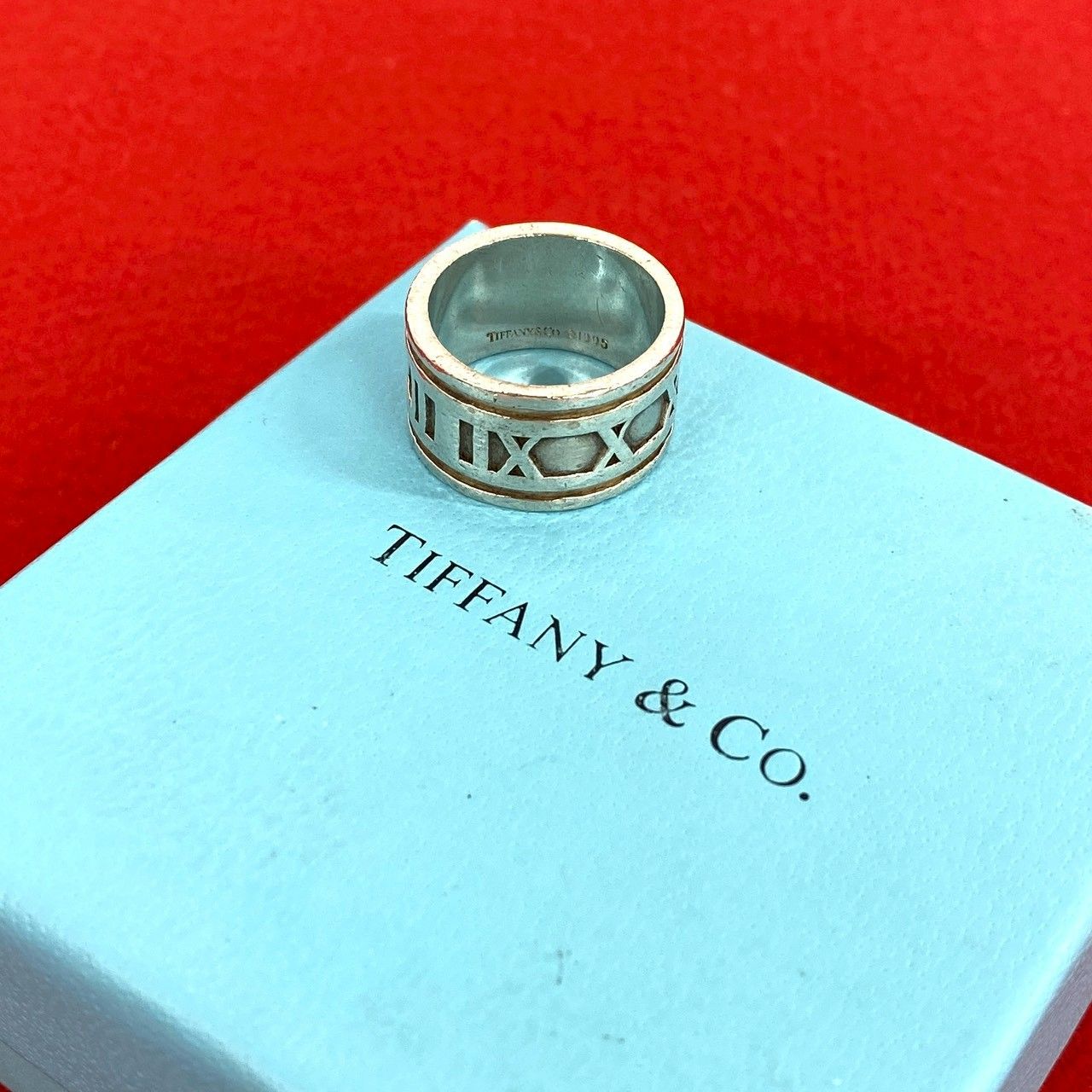 極 美品 TIFFANY&Co. ティファニー ヴィンテージ ワイド アトラス