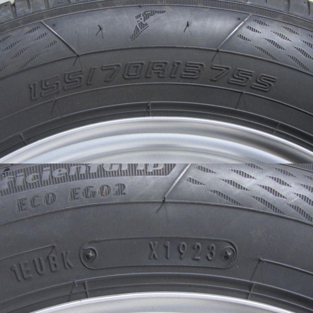 状態良好】155/70R13 サマータイヤ グッドイヤー エフィシエント