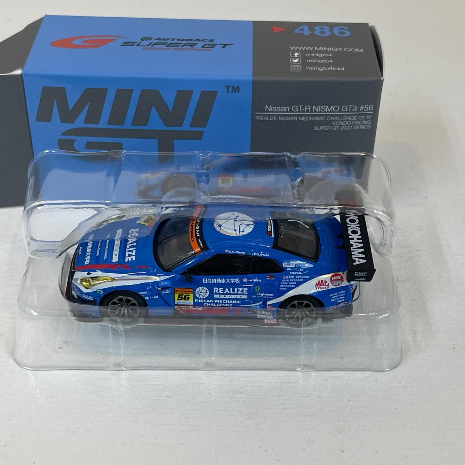 尾張小牧店】 中古 MINI GT 1/64 Nissan GT-R Nismo GT3 SUPER GT