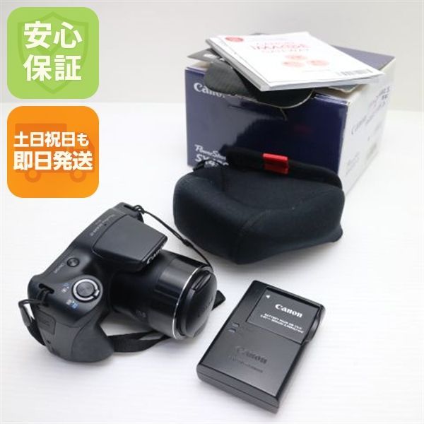 新品同様 PowerShot SX430 IS ブラック 即日発送 コンデジ Canon 本体 土日祝発送01000