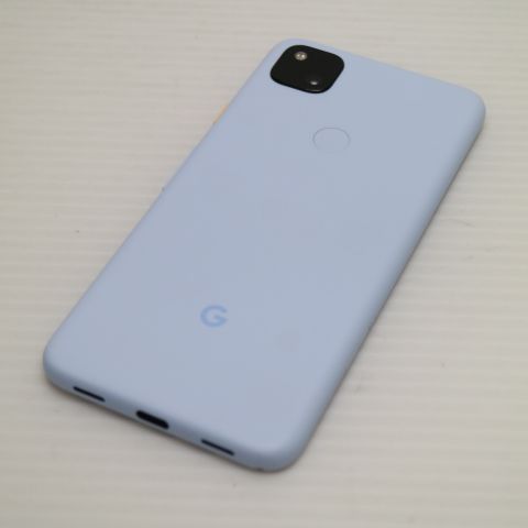 美品 SIMフリー Google Pixel 4a 128GB ブルー スマホ 白ロム 土日祝