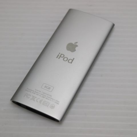 超美品 iPOD nano 第4世代 8GB シルバー 即日発送 MB598J/A 本体 土日