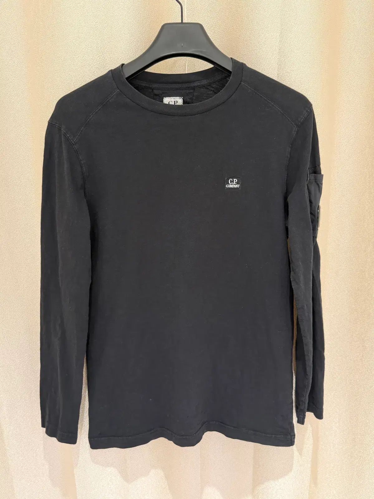 (M) C P カンパニー ガーメントダイ レンズ ロングスリーブ Tシャツ ブラック 13,136円
