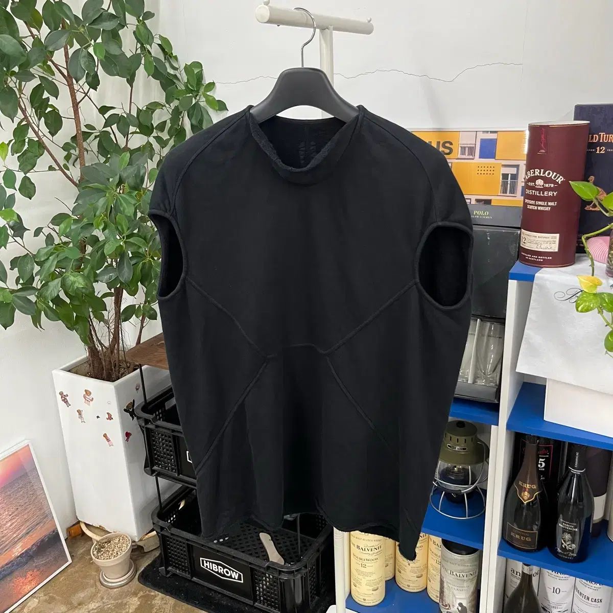 リックオウエンス ダークシャドウ スリーブレス スウェット XS