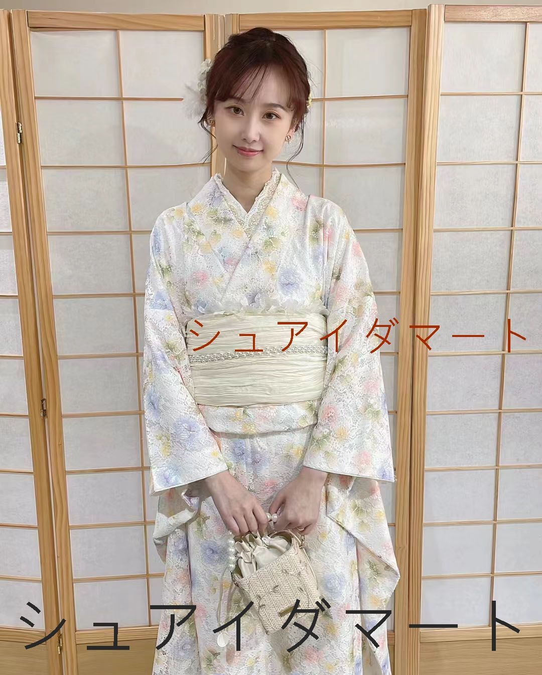 レディース レース着物 単衣 単品 女性用 かわいい高級着物 仕立て上がり 20代30代40代50代 10,079円