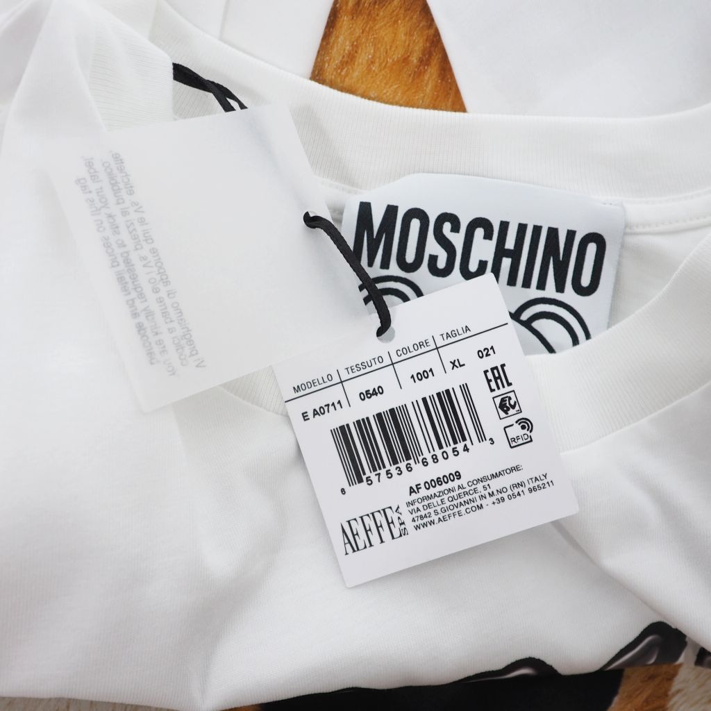 モスキーノ MOSCHINO 20SS バッド テディベア プリント Tシャツ
