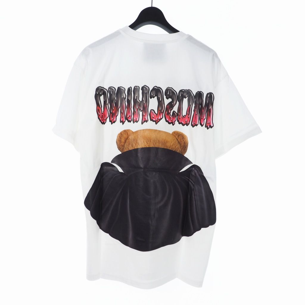モスキーノ MOSCHINO 20SS バッド テディベア プリント Tシャツ