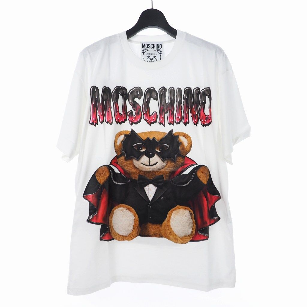 MOSCHINO - モスキーノ MOSCHINO 20SS バッド テディベア プリント Tシャツ モスキーノ MOSCHINO 20SS バッド テディベア プリント Tシャツ