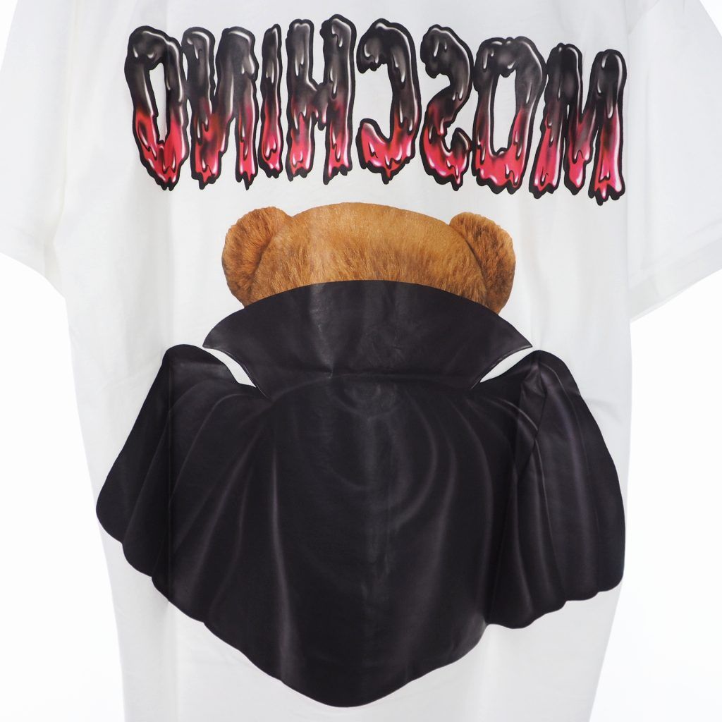 モスキーノ MOSCHINO 20SS バッド テディベア プリント Tシャツ