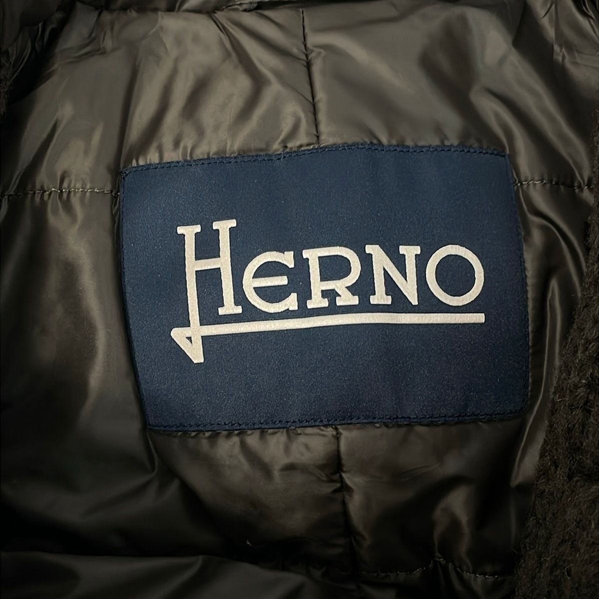 HERNO(ヘルノ) ダッフルコート サイズ46 L レディース ダークグリーン