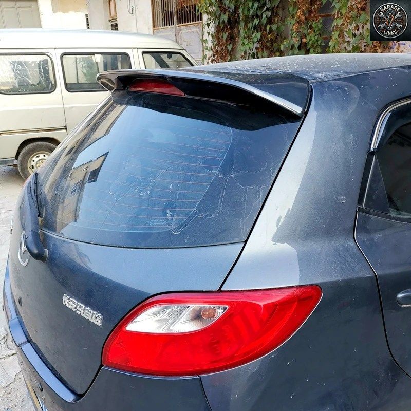 マツダ2用ルーフスポイラー 2007 2008 2009 2010 2011 2012 2013 高品質ABS素材 車用リアウィング プライマーカラー リアスポイラー 14,197円