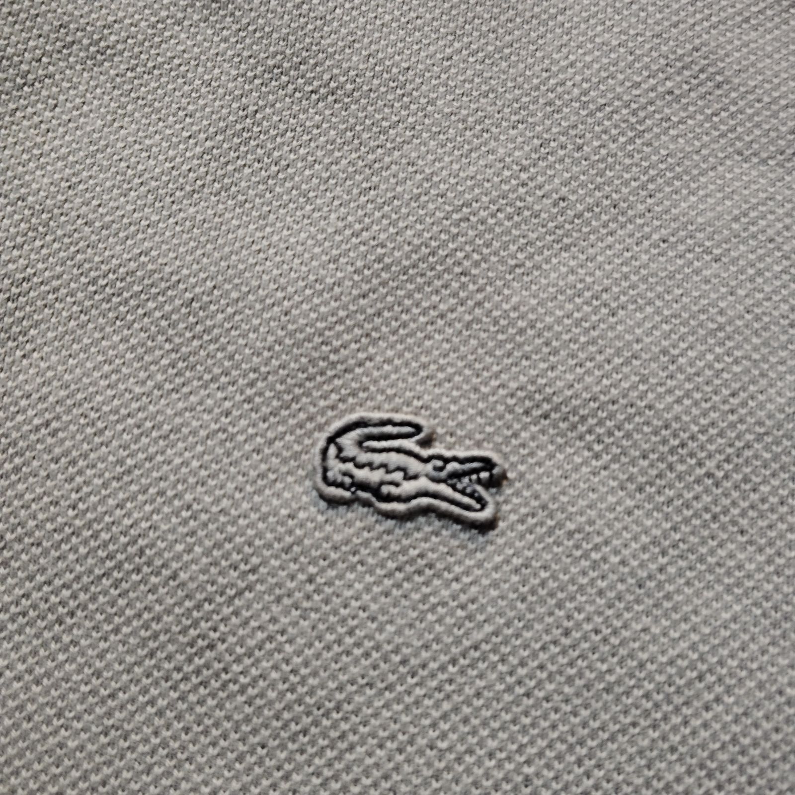 LACOSTE JOURNAL STANDARD別注 ヘビーピケポロシャツ L グレー