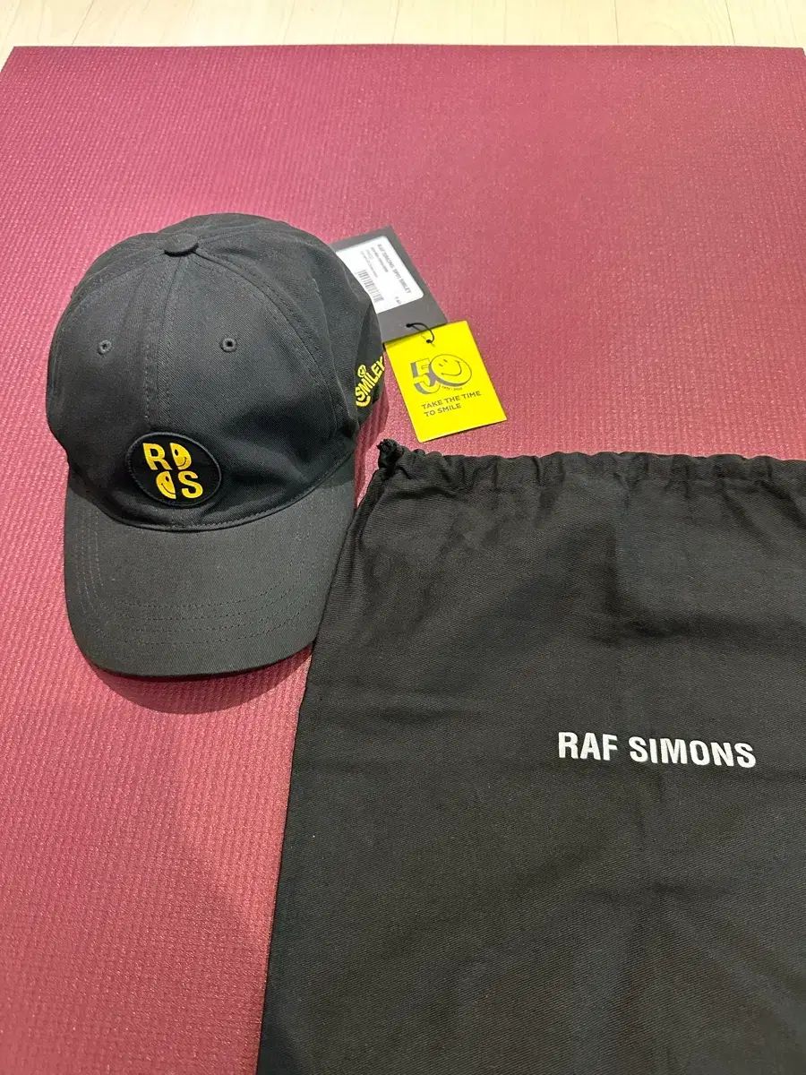 RAF SIMONS ラフ シモンズ SMiLEY スマイリー ベースボールキャップ