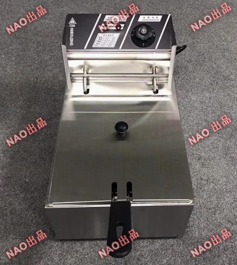 卓上型 電気フライヤー 1槽式 6L 揚げ物天ぷら 単相 100V 厨房_業務_飲食_店舗_ピザ