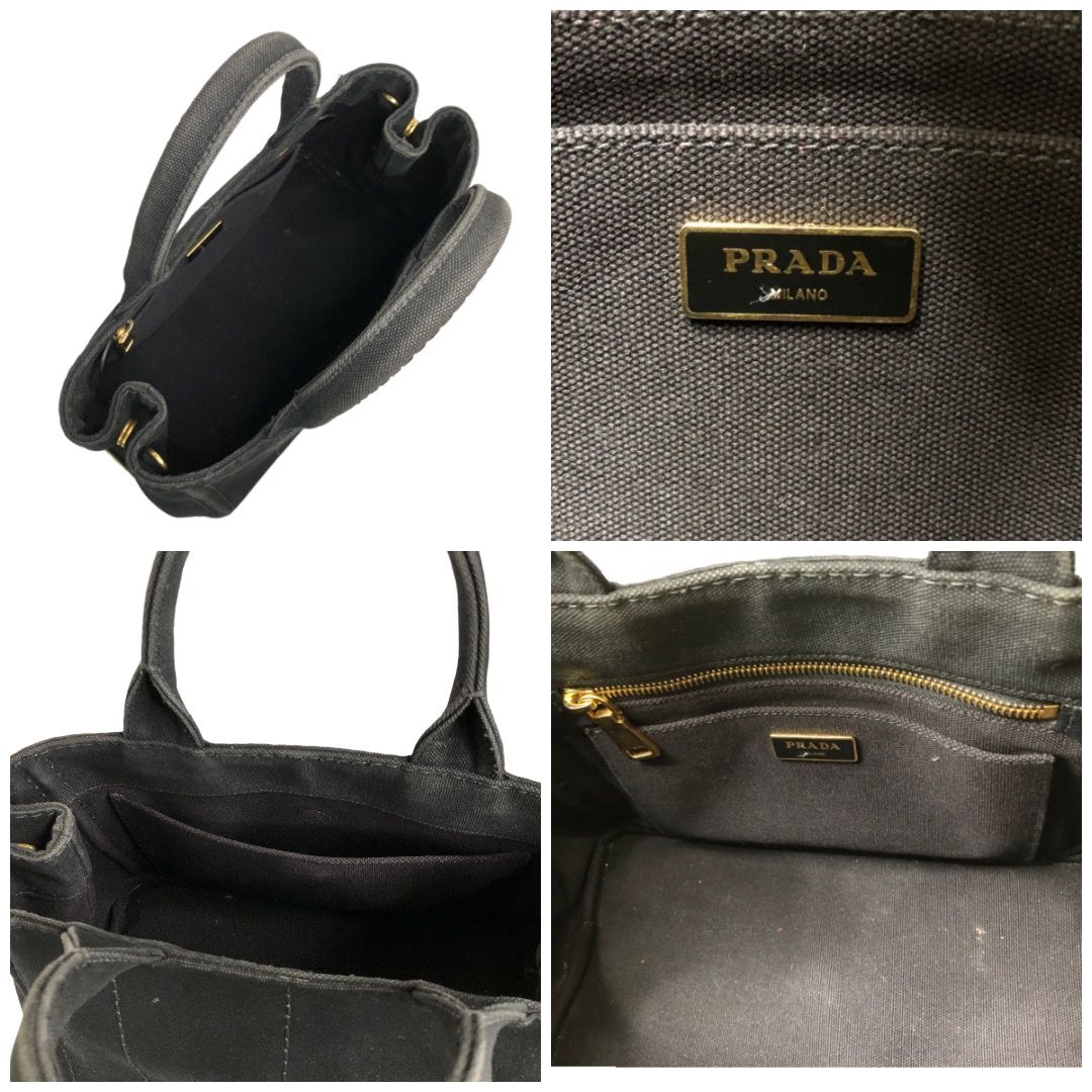PRADA プラダ ミニカナパ 2WAY トートバッグ 1BG439 キャンバス