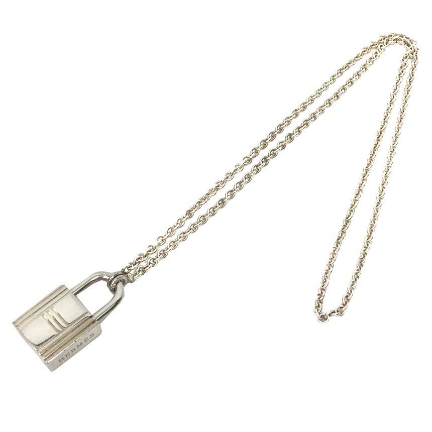 HERMES エルメス ケリー カデナ ネックレス AG925 シルバー メンズ レディース ユニセックス aq13168
