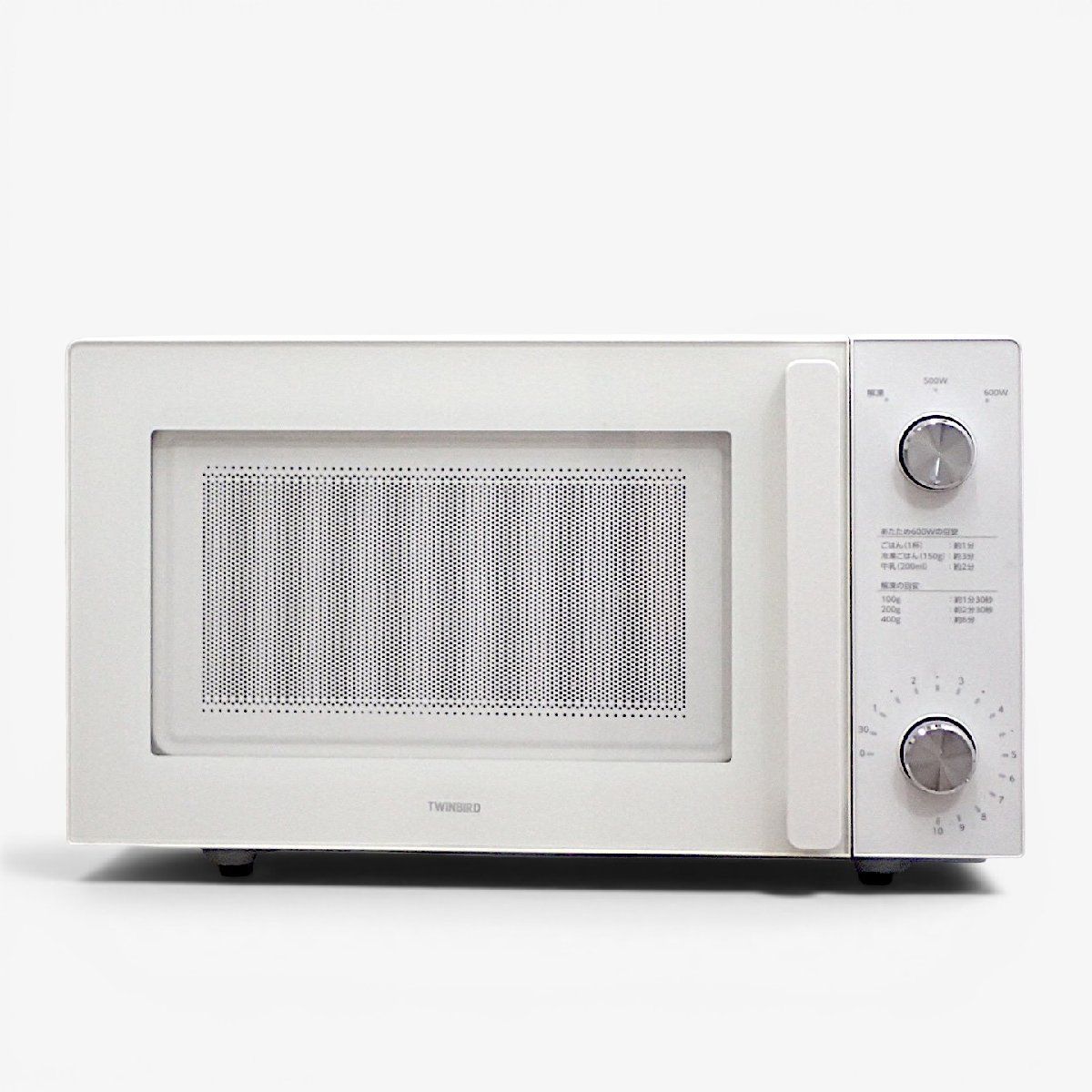 中古】ツインバード 電子レンジ DR-LD20W ホワイト フラットテーブル 