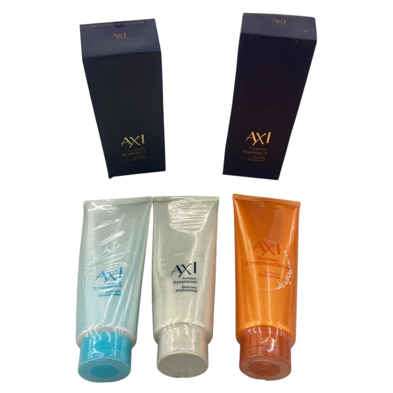 186000 AXI Summer Treatment 未開封品 ヘアトリートメント ウォッシング 洗顔料 5点まとめ売り