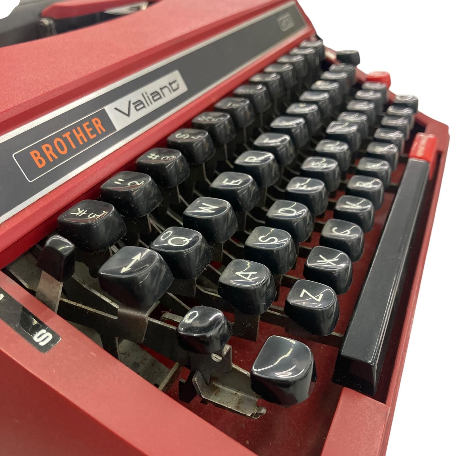 186000 動作未確認 ブラザー Valiant 413 レッド 昭和レトロ