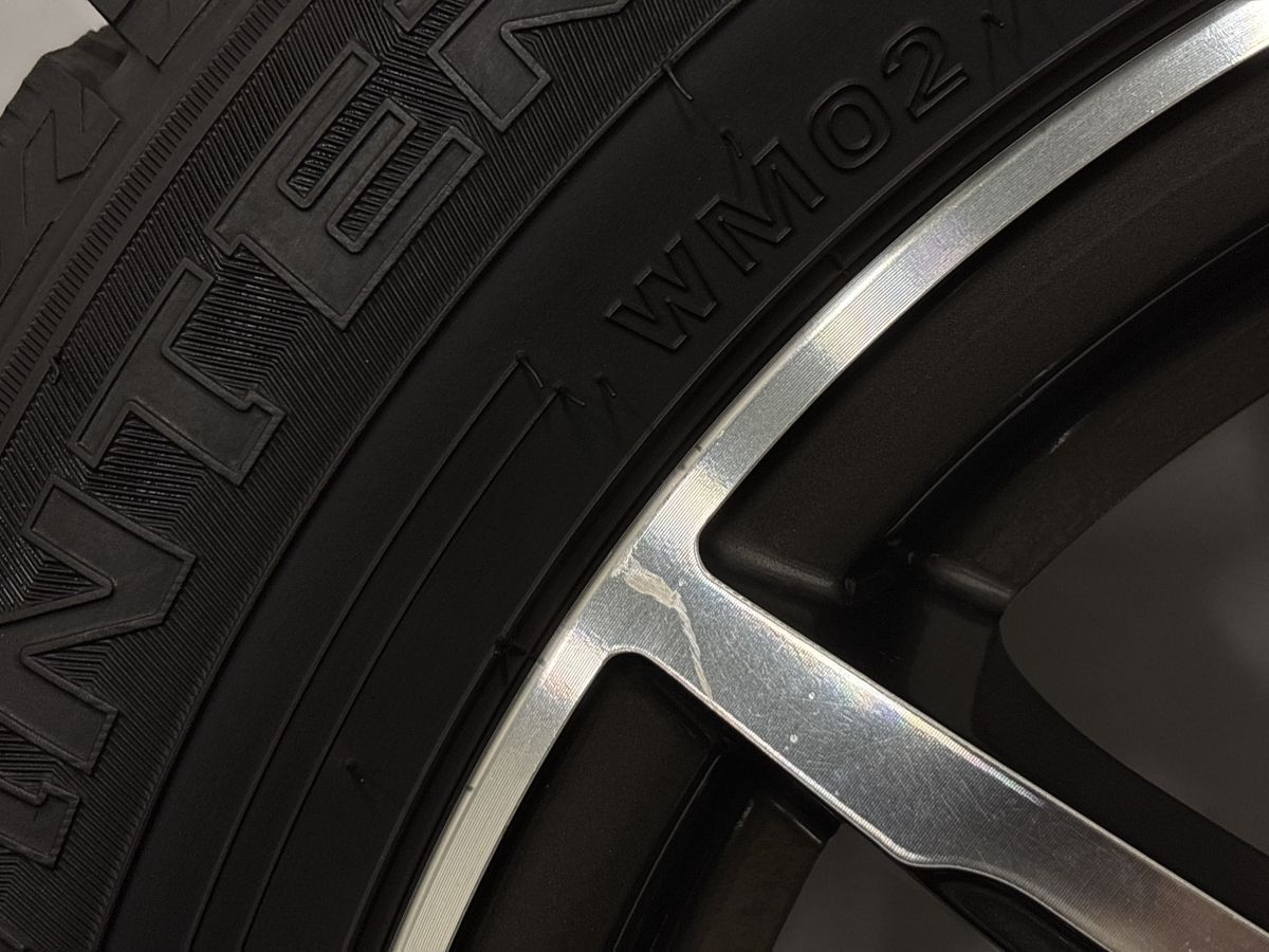 バリ溝】シュナイダー 15in 5.5J +45 PCD100 ダンロップ ウィンター