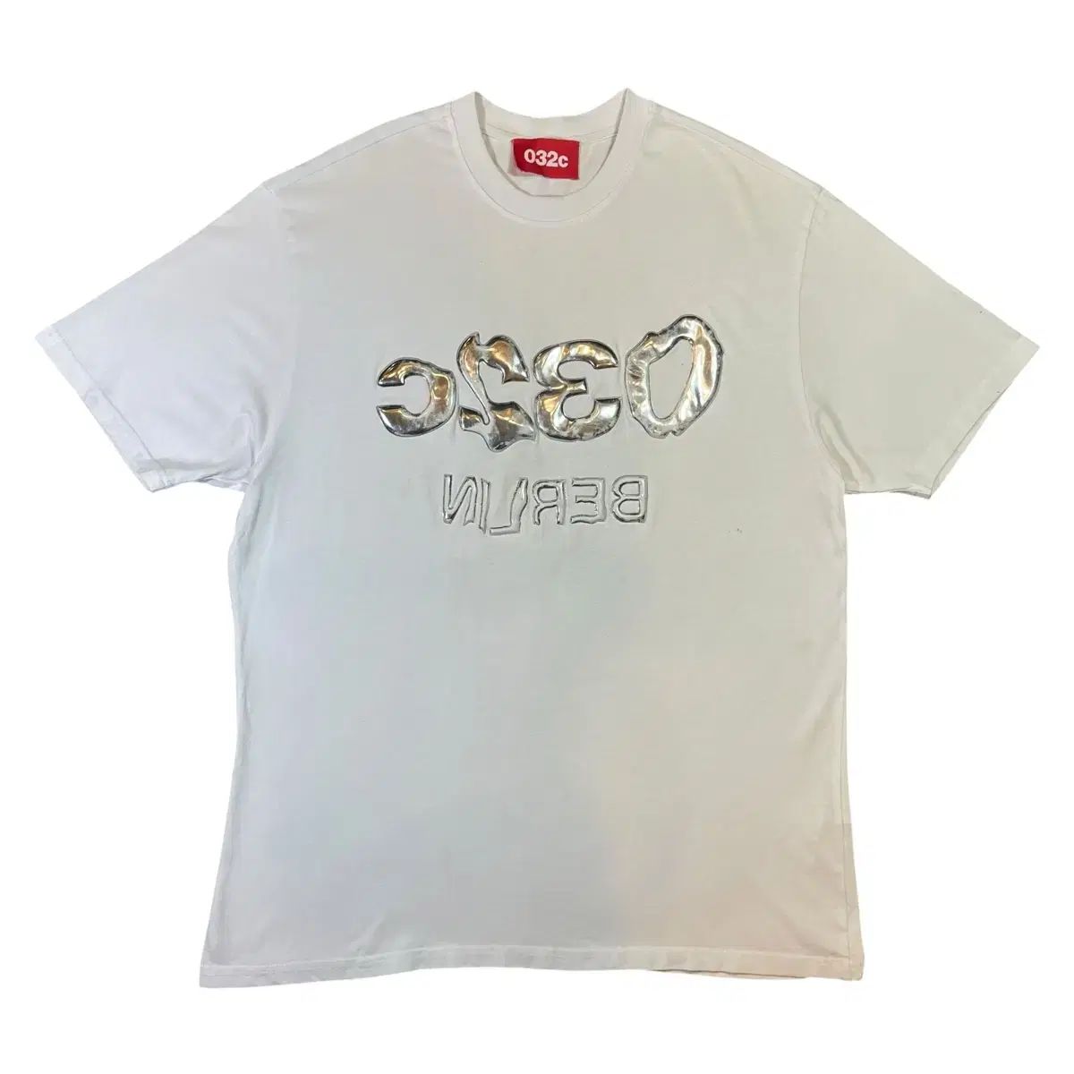 032c REVERSE リバース メタリック ロゴ 半袖