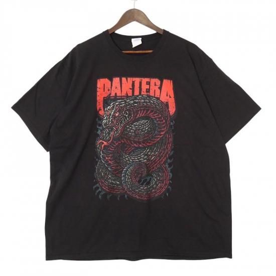 PANTERA パンテラ クルーネック 半袖プリントTシャツ メンズUS-2XL ブラック ヘヴィメタル hsc-0726n 7,400円