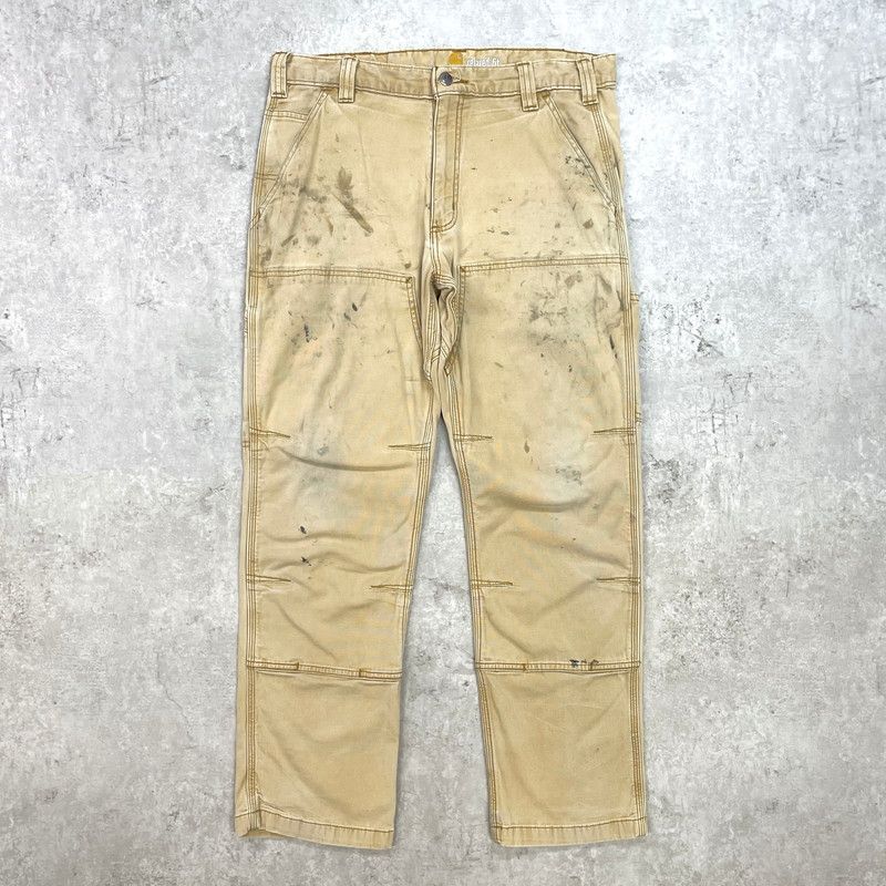 Carhartt カーハート RELAXED FIT ダブルニー ワークパンツ ペインターパンツ メンズW34 古着