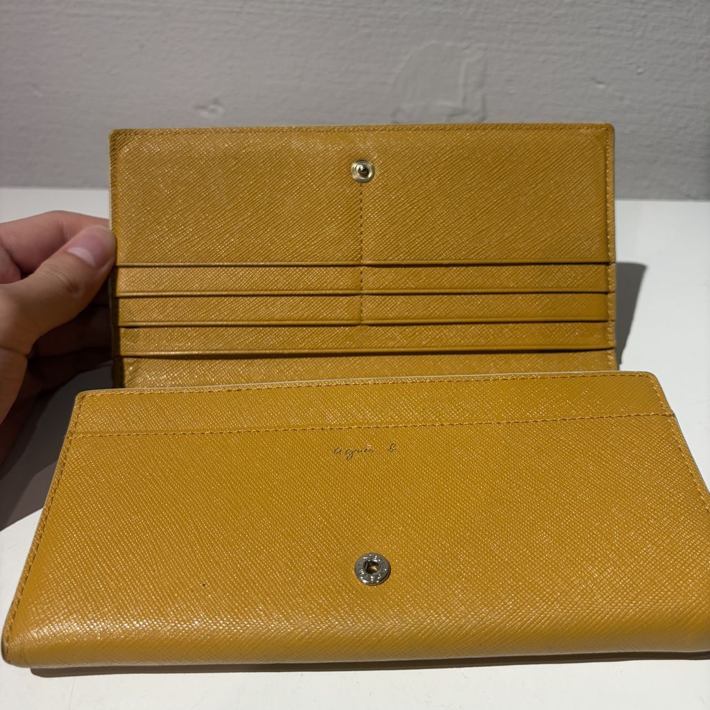 agnes.b アニエスベー Bifold Long Wallet 二つ折り長財布 SJI-21
