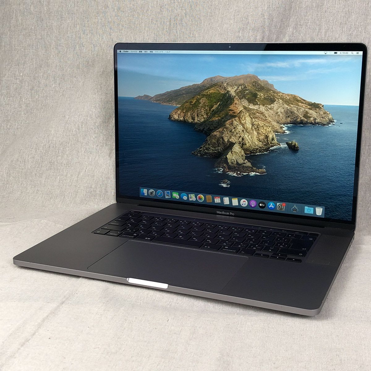 ジャンク品・本体のみApple MacBook Pro (16インチ 2019)【Radeon Pro