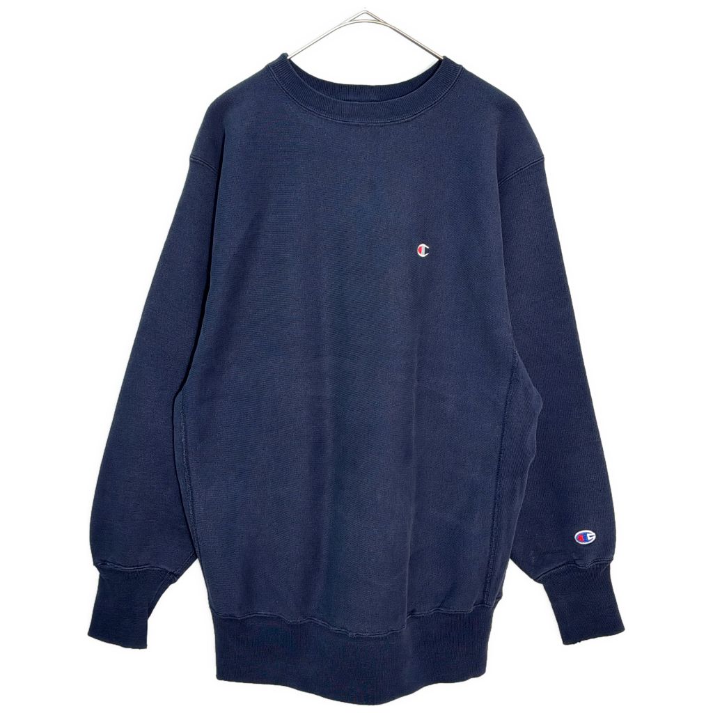 90年代 USA製 Champion チャンピオン REVERSE WEAVE リバースウィーブ ワンポイントロゴ スウェット(メンズ X-LARGE)中古 古着 Y5661