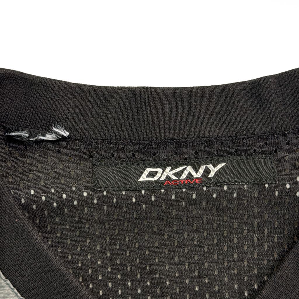 DKNY ACTIVE 半袖プルオーバージャケット グレー(メンズ XL相当)中古