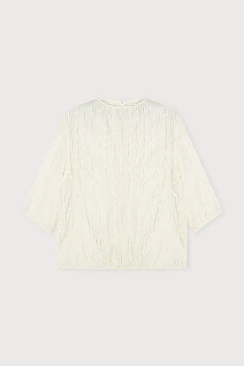 エートス WRINKLE HALF SLEEVE TOP