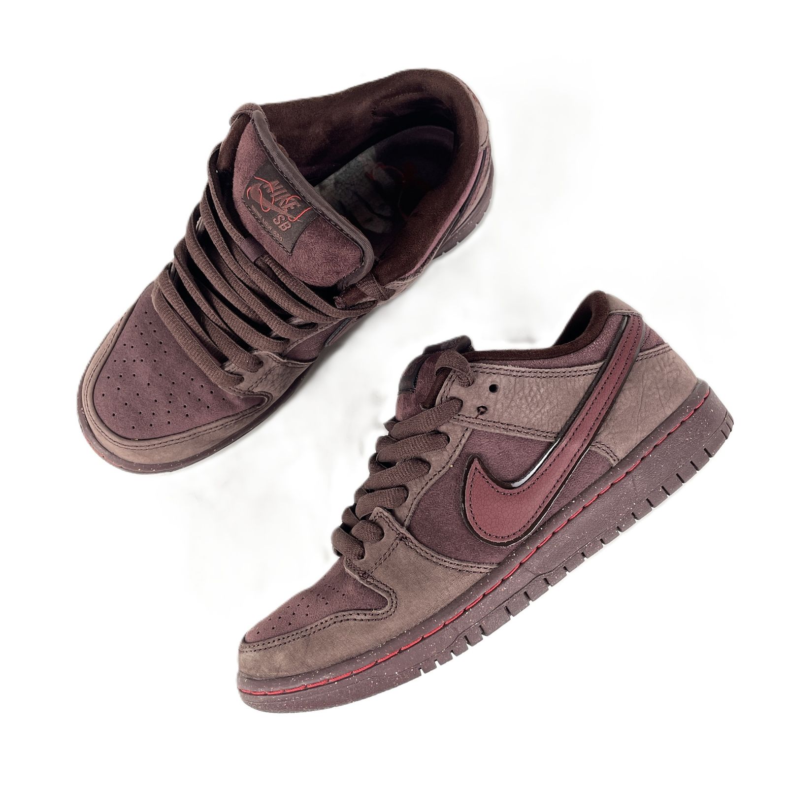 NIKE　ナイキ　2023　FN0619-600　SB　DUNK　LOW　PREMIUM　SB ダンク ロー プレミアム　スニーカー　25cm　バレンタインデー　BURGUNDY　CRUSH/DARK　TEAM　RED