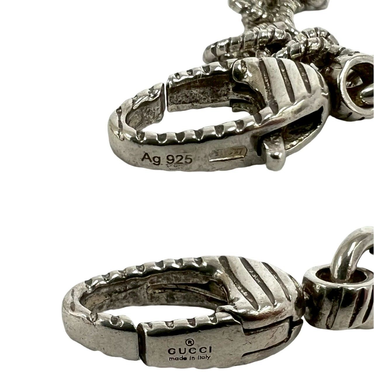 極 美品 GUCCI グッチ ヴィンテージ シルバー925 チェーン ネックレス ペンダント チョーカー アクセサリー シルバー 44853 極 美品 GUCCI グッチ ヴィンテージ シルバー925 チェーン ネックレス