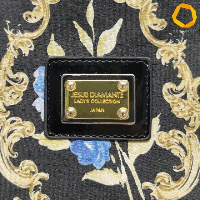 ジーザスディアマンテ JESUS DIAMANTE 黒 ゴールド 花柄 リュック ane ジーザスディアマンテ JESUS DIAMANTE バック ポーチ エプロン