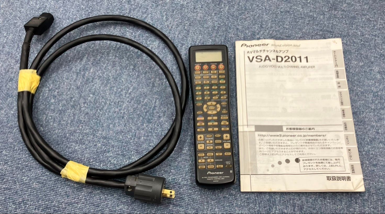 H028-SA4-337 Pioneer パイオニア AUDIO/VIDEO MULTI-CHANNEL