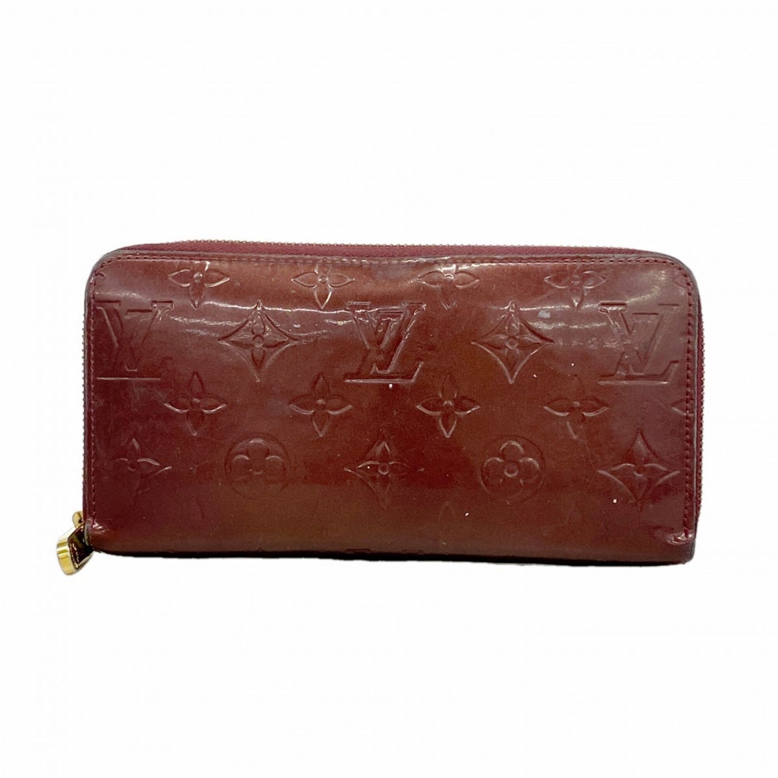 ルイ・ヴィトン(Louis Vuitton) ルイ・ヴィトン 長財布 ヴェルニ ジッピーウォレット M91536 ルージュフォーヴィストレディース