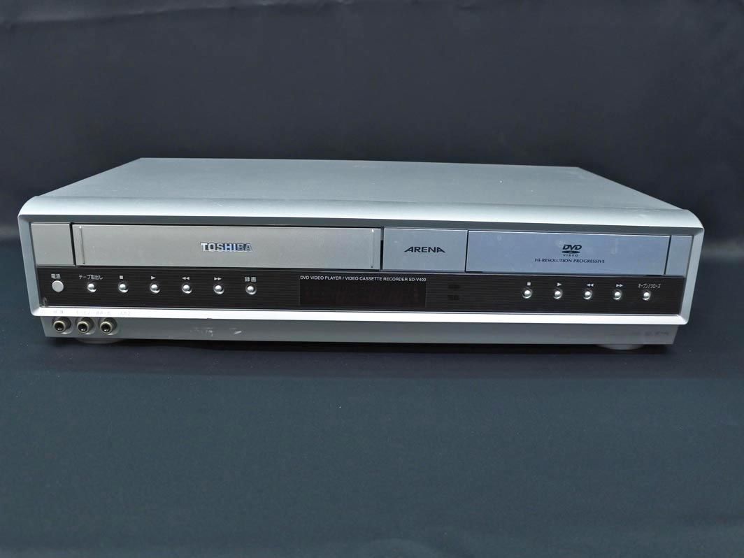 東芝DVDビデオプレーヤー ジャンク品】 TOSHIBA 東芝 VHSビデオ一体型DVDビデオプレーヤー DVD