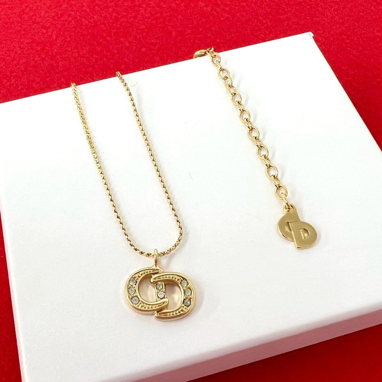 極 美品 Christian Dior クリスチャン ディオール CD ロゴ モチーフ GP