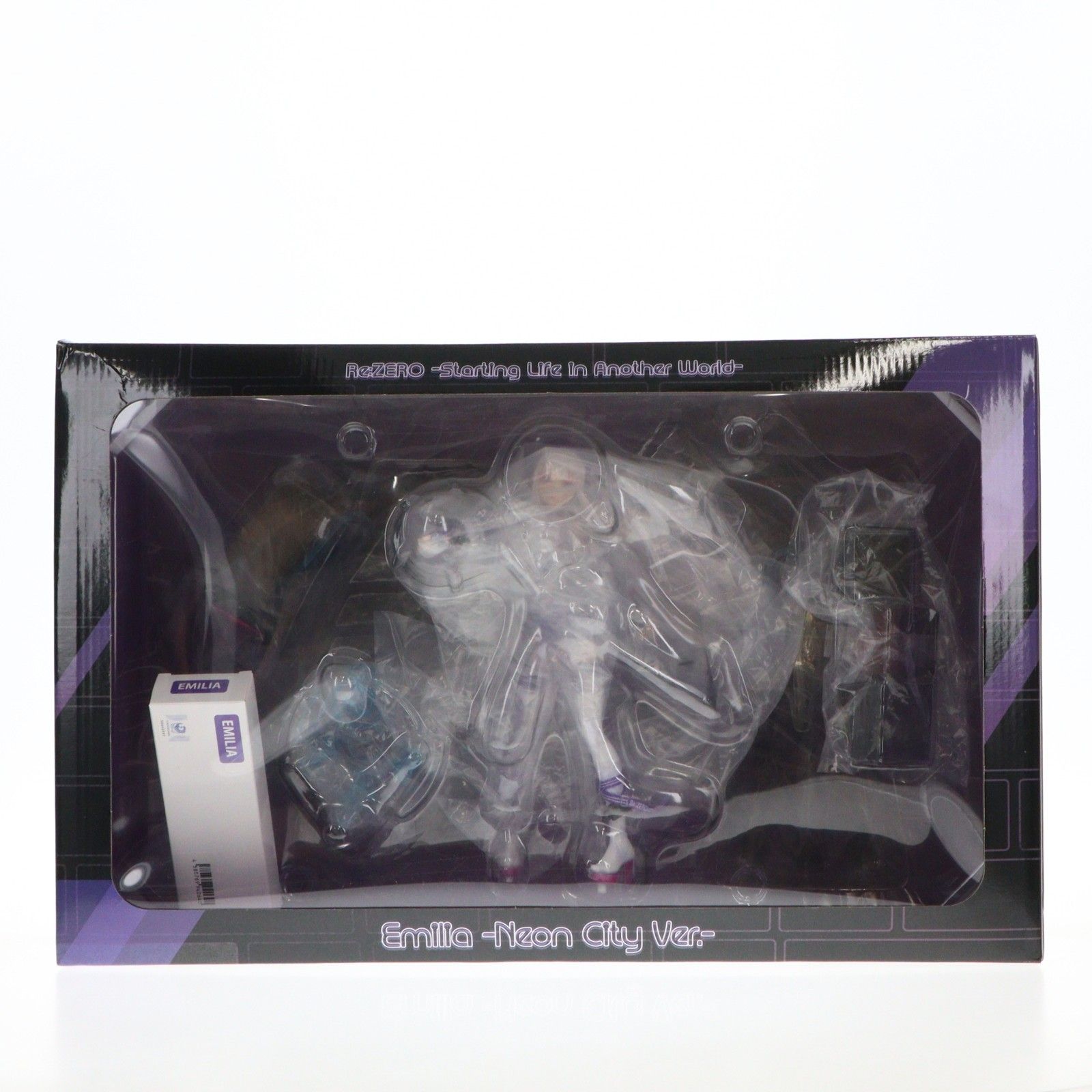 単体購入特典付属 SHIBUYA SCRAMBLE FIGURE エミリア -Neon City Ver.- Re:ゼロから始める異世界生活 1/7 完成品 フィギュア eStream Store&Amazon限定 eStream/アルファサテライト